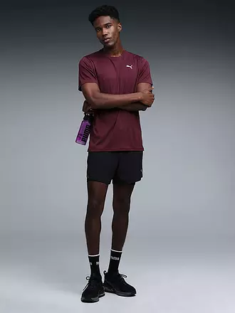 PUMA | Maglietta da fitness da uomo Essential | dunkelrot